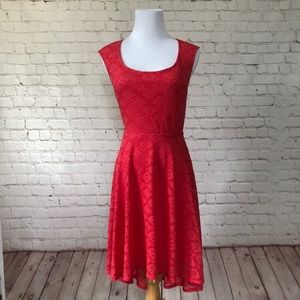 Fit and Flare Lace Dress
